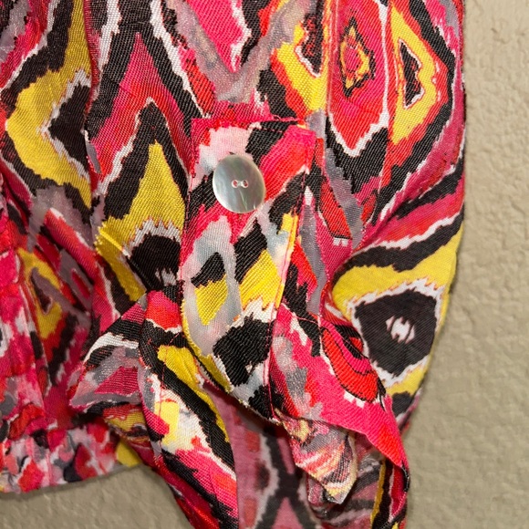 Ruby Rd. Multicolor Geometric Top - Picture 4 of 11